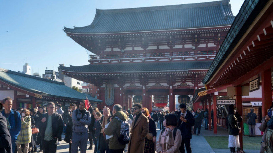 Japon: affluence record de touristes &eacute;trangers en 2024, dop&eacute;e par un yen faible