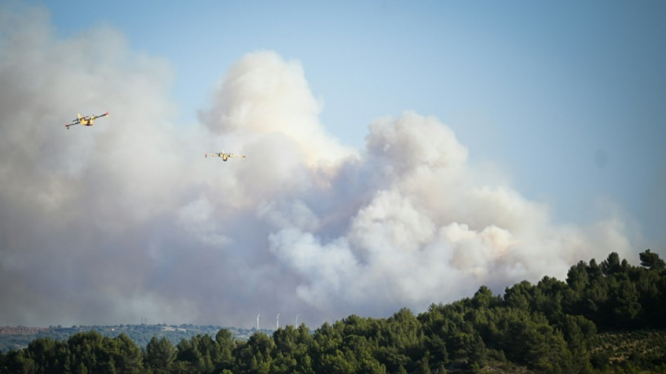 L'incendie dans l'Aude toujours en progression