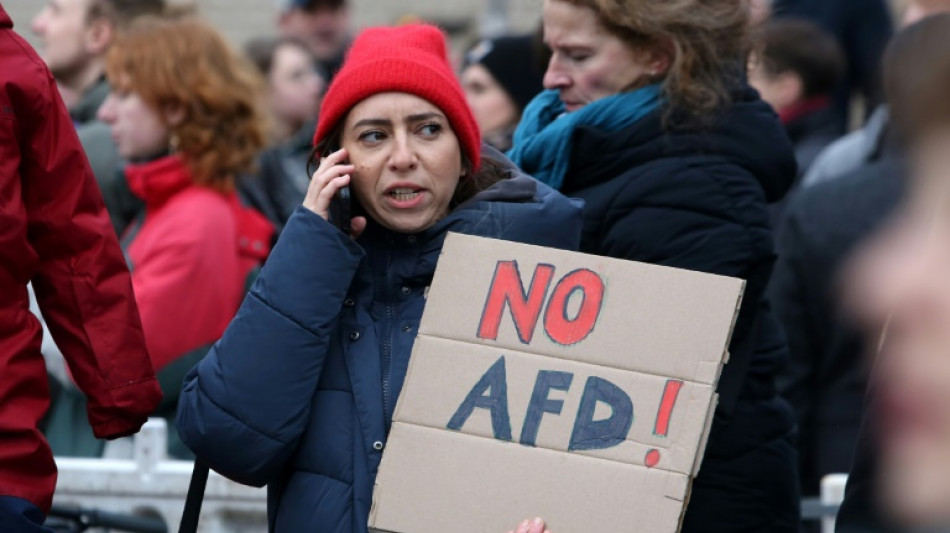 Allemagne: la "majorit&eacute; silencieuse" dans la rue contre l'extr&ecirc;me droite