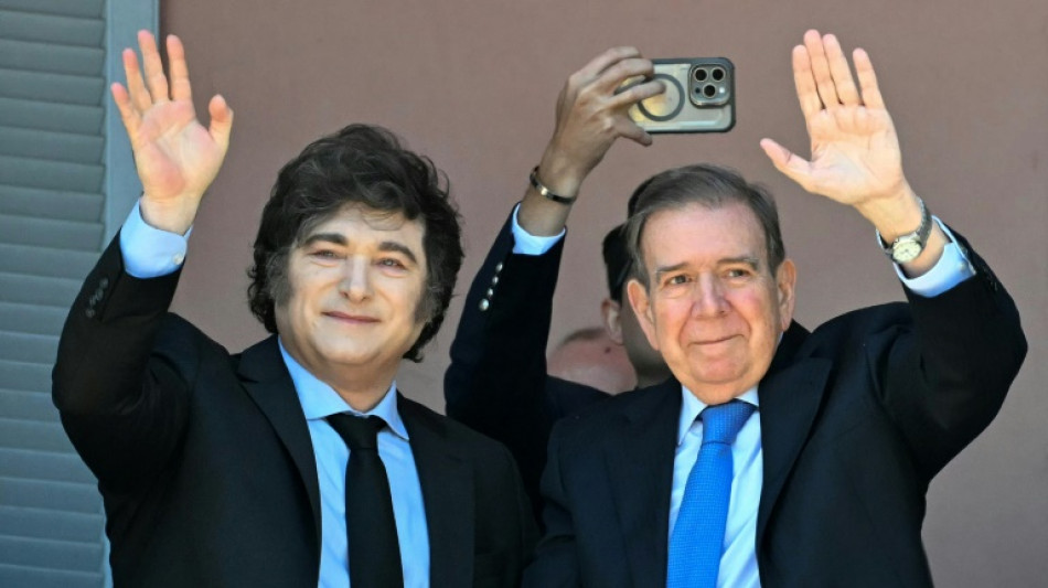L'opposant v&eacute;n&eacute;zu&eacute;lien Gonzalez Urrutia a rencontr&eacute; Javier Milei &agrave; Buenos Aires 