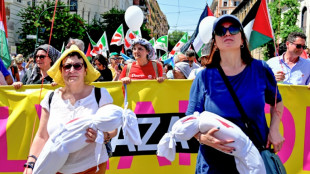Hunderttausende in Rom auf Solidarit&auml;tskundgebung f&uuml;r Pal&auml;stinenser