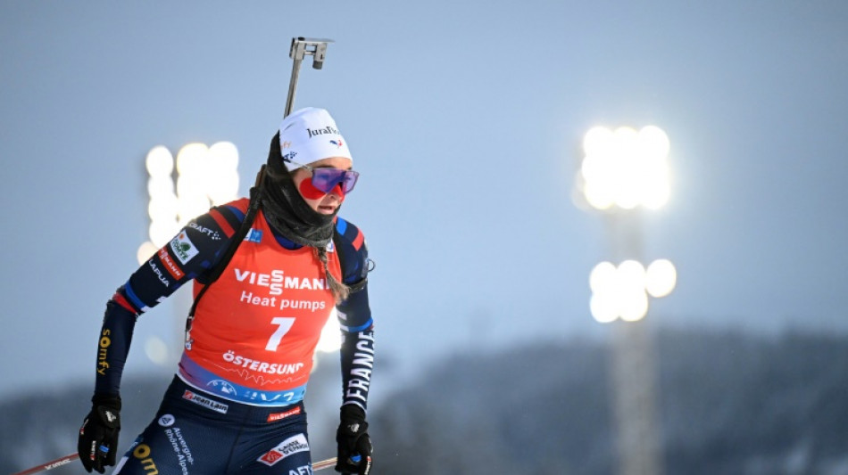 Biathlon: apr&egrave;s son doubl&eacute; sprint-poursuite, Jeanmonnot a "envie de plus"