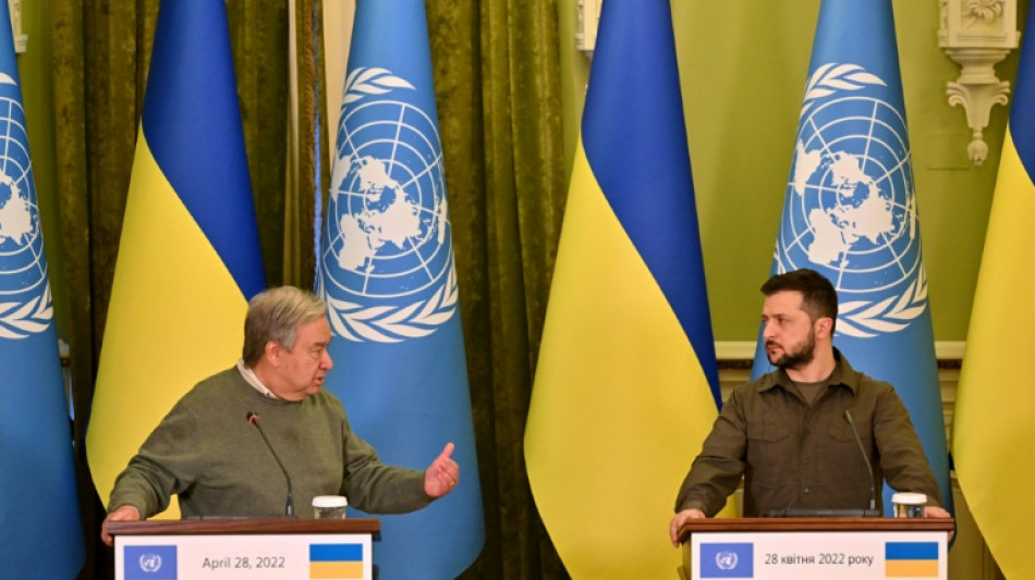 Kiew während Besuch von UN-Generalsekretär Guterres unter Raketenbeschuss 