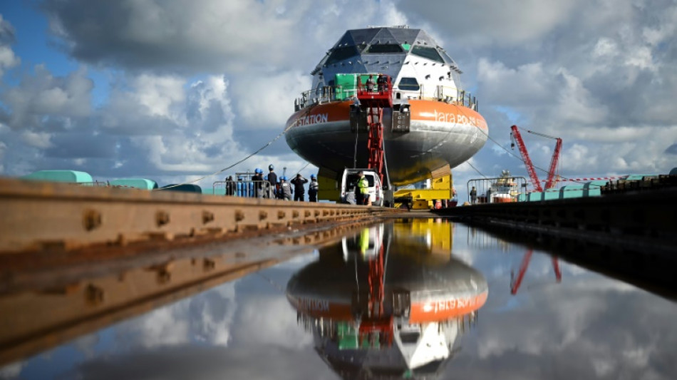 La station polaire Tara mise &agrave; l'eau avec succ&egrave;s, premi&egrave;re mission en 2026 