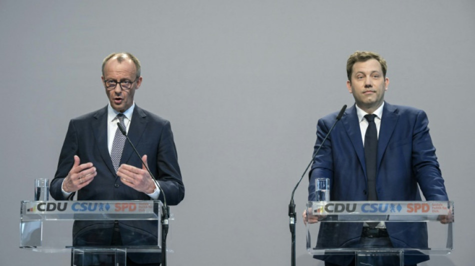 Merz sieht Koalitionsvertrag als "Aufbruchssignal" f&uuml;r Deutschland