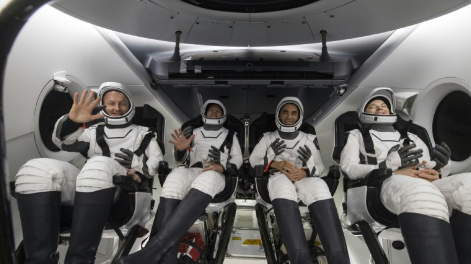 Quatre astronautes de retour sur Terre &agrave; bord d'une capsule de SpaceX