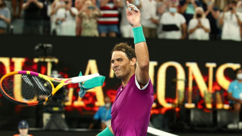 Open d'Australie: Nadal à une marche du 21e titre record en Grand Chelem