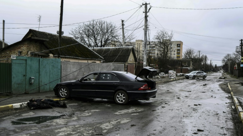 Al menos 20 cad&aacute;veres en una calle de Bucha, cerca de Kiev (AFP)