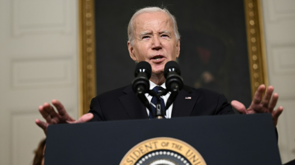 Biden assure Isra&euml;l de son appui sans r&eacute;serve face au "mal &agrave; l'&eacute;tat pur"