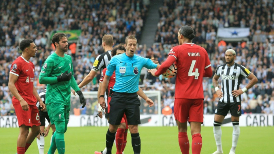 Liverpool's Van Dijk charged by FA over red card reaction