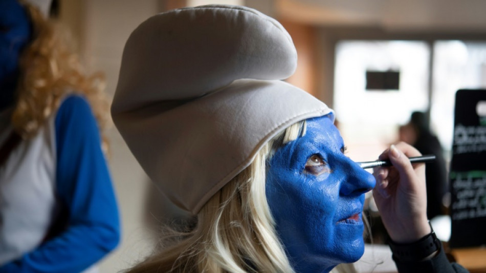 Le record du monde des schtroumpfs &eacute;chappe de peu &agrave; Landerneau