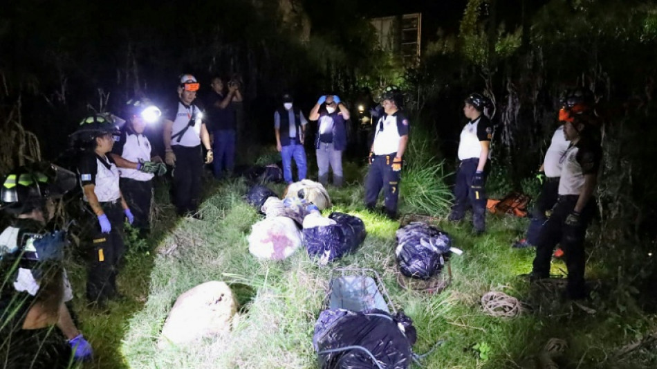 Hallan ocho cadáveres en bolsas plásticas en Guatemala
