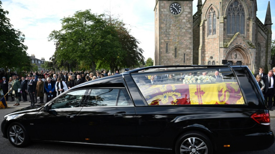 Queen Elizabeth II embarks on solemn final journey