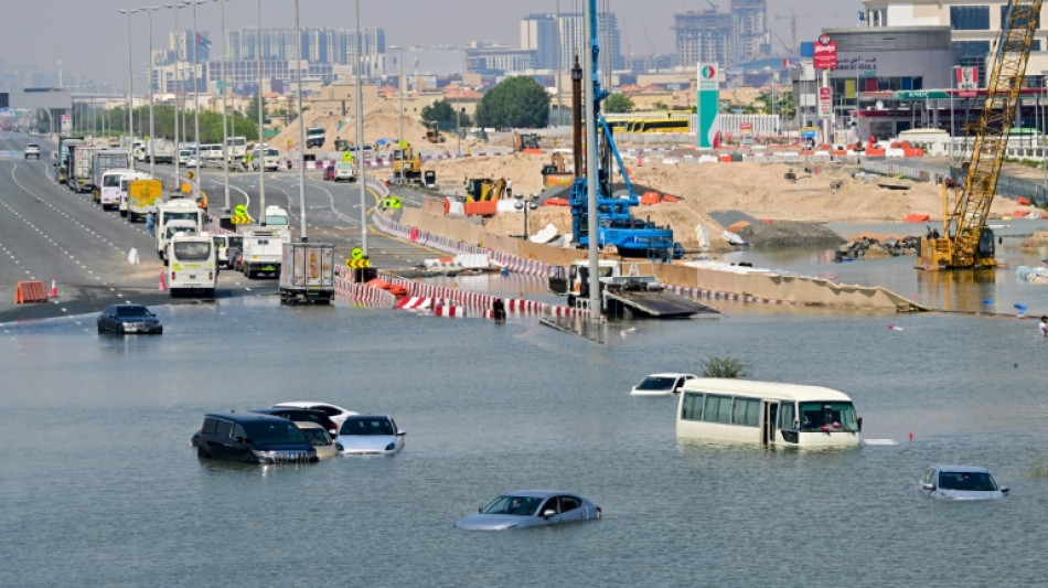 Reprise progressive du trafic &agrave; l'a&eacute;roport de Duba&iuml;, toujours inond&eacute;