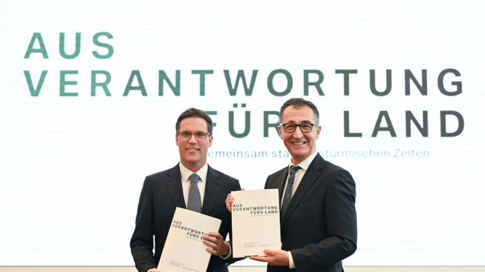 Baden-W&uuml;rttemberg: Gr&uuml;ne und CDU unterzeichnen Koalitionsvertrag
