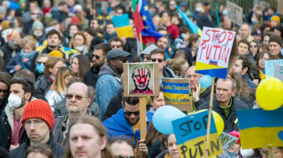 'Russians, go home!' Pro-Ukraine protests sweep Europe