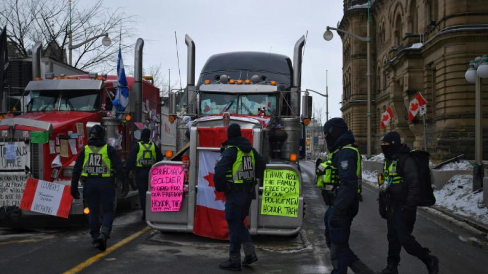 Contestation au Canada: la police lance un ultimatum aux manifestants