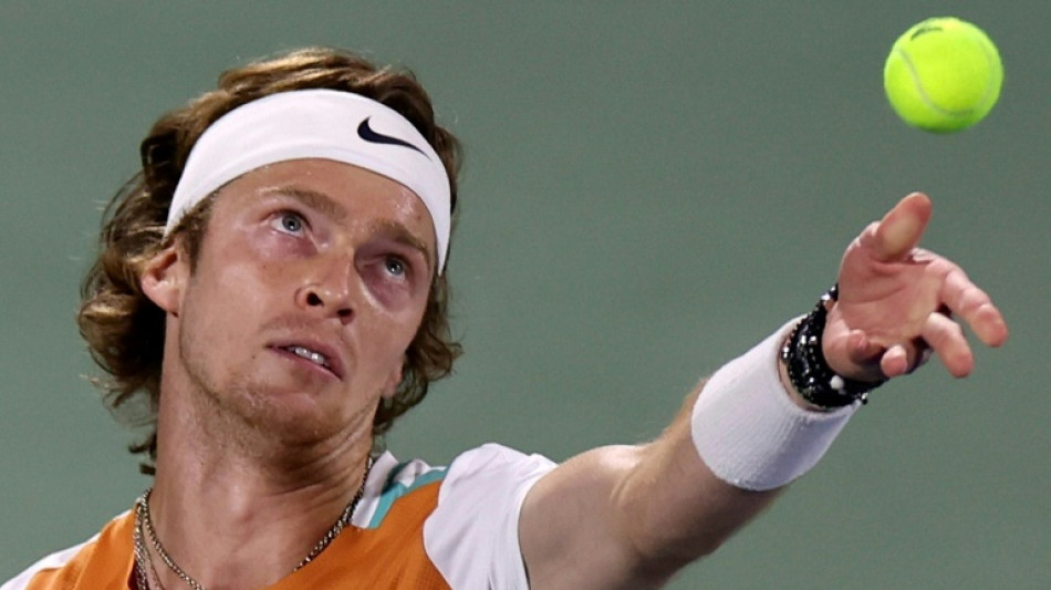 Emotional Rublev wins title in Dubai after plea for peace
