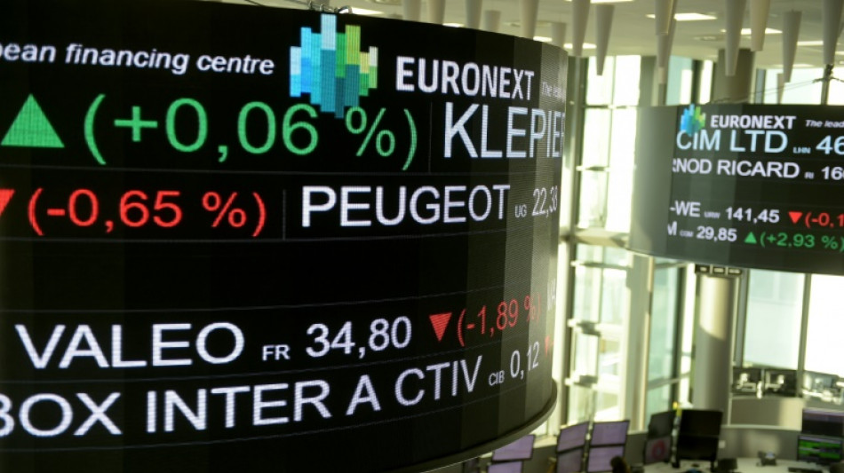 La Bourse de Paris rebondit un peu après sa chute liée à l'invasion de l'Ukraine