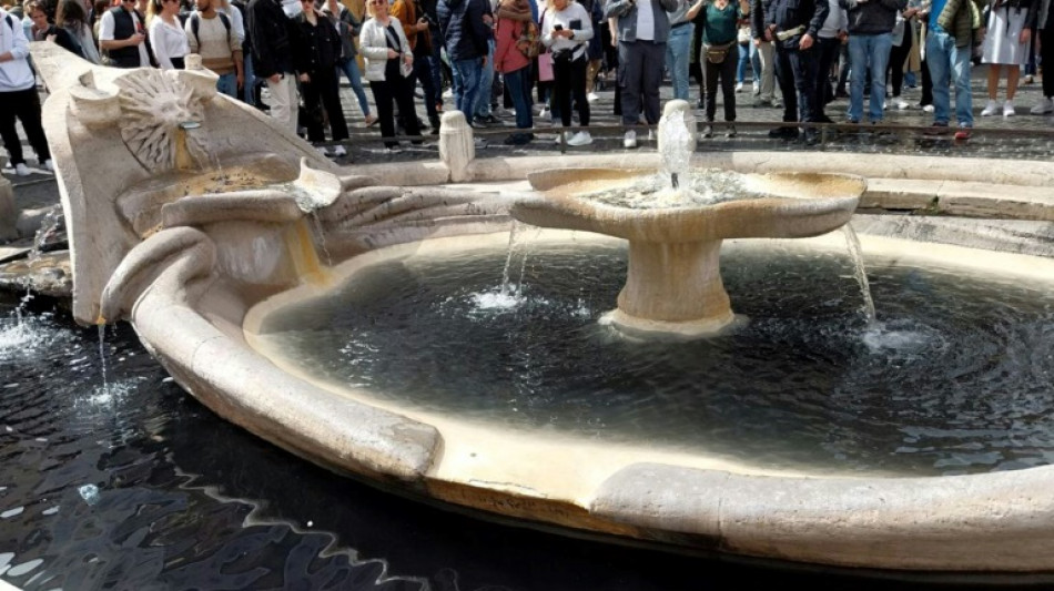 Klimaaktivisten färben Wasser in berühmtem römischen Brunnen schwarz