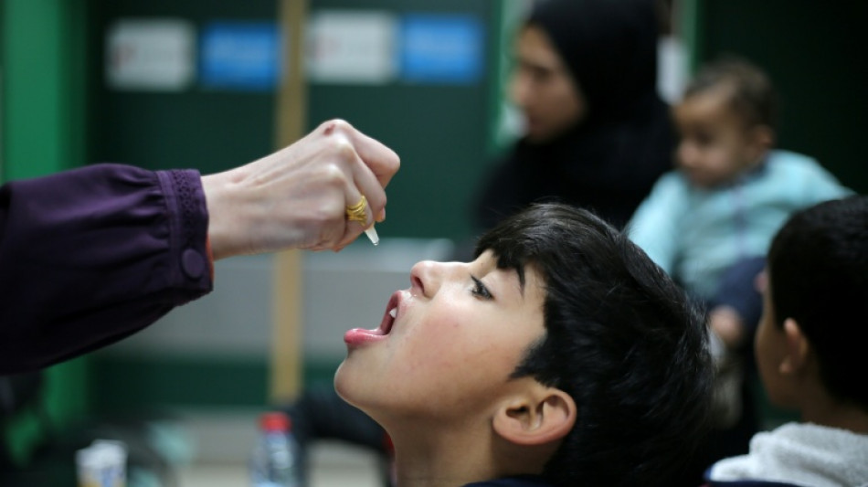 Más de 10.000 niños de Gaza vacunados en ocho días contra varias enfermedades