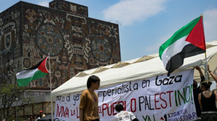 Estudiantes propalestinos acampan en la mayor universidad de México 