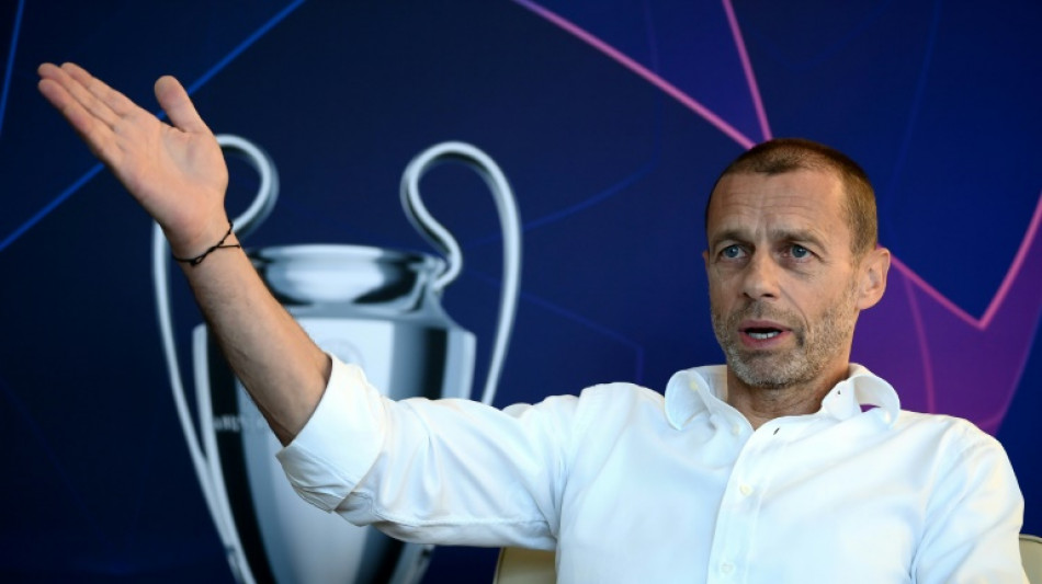 C1: Ceferin regrette les "insultes" &agrave; l'encontre du PSG et de Mbapp&eacute; (&agrave; l'AFP)