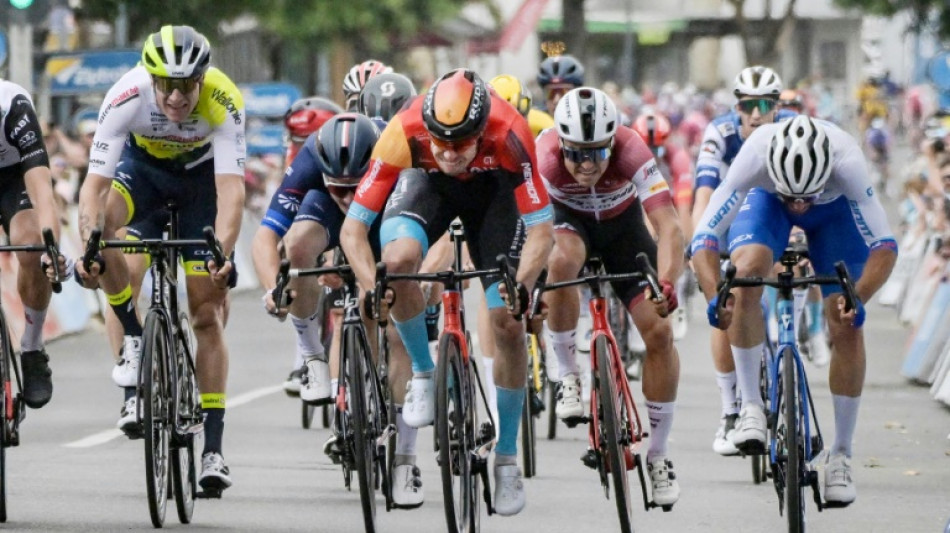 El ciclista alemán Phil Bauhaus gana la primera etapa del Tour Down Under