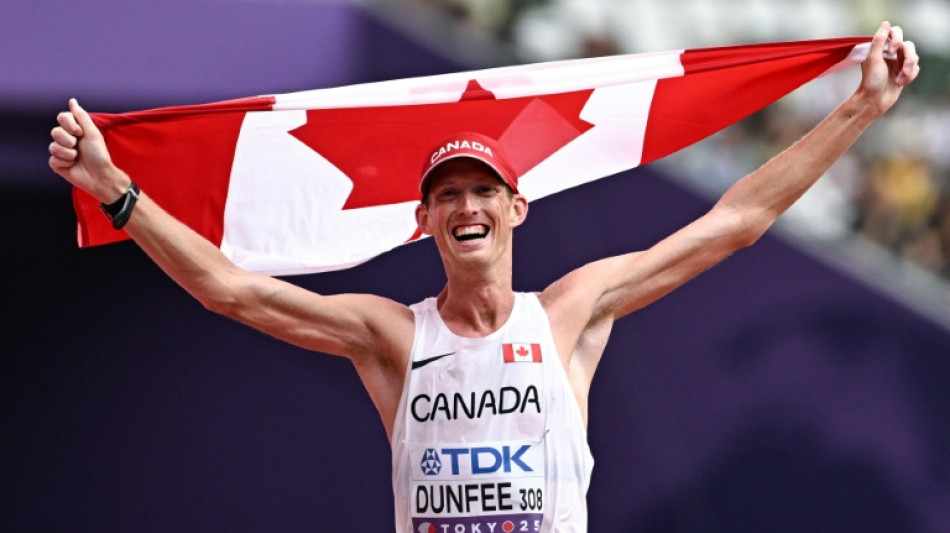 Athl&eacute;tisme: les marcheurs Evan Dunfee et Maria Perez premiers champions des Mondiaux de Tokyo