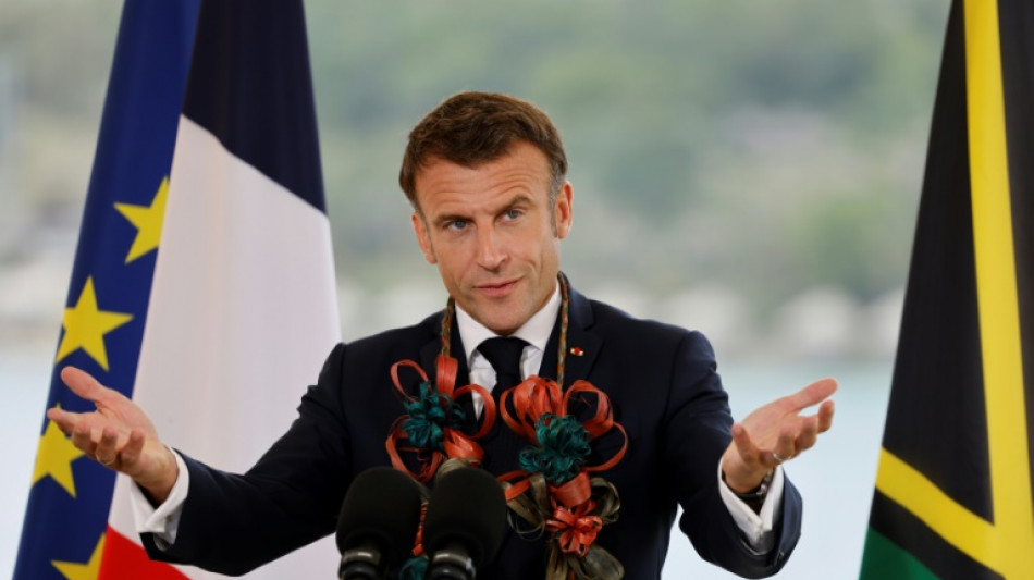 Au Vanuatu, Macron d&eacute;nonce les "nouveaux imp&eacute;rialismes" en Oc&eacute;anie