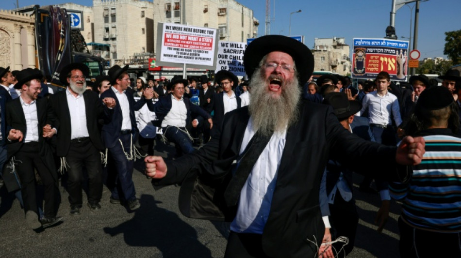 Ultraorthodoxe Juden protestieren gegen Wehrpflicht in Israel