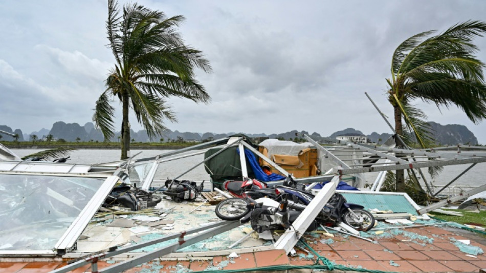 Le bilan du typhon Yagi port&eacute; &agrave; 9 morts au Vietnam apr&egrave;s un glissement de terrain