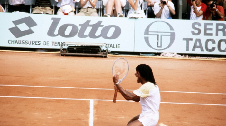 Tennis: il y a 40 ans, Yannick Noah remportait Roland-Garros