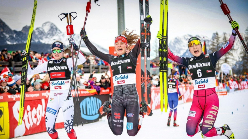 Armbruster gewinnt Seefeld-Triple und &uuml;bernimmt Gelbes Trikot