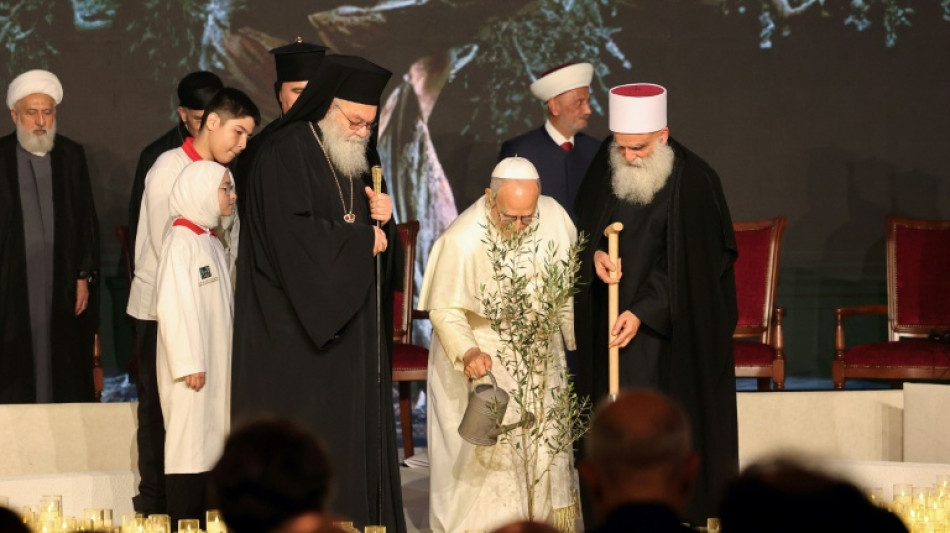 A Beyrouth, Léon XIV plante l'olivier de la paix