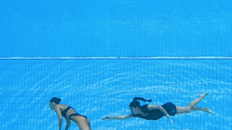 Natation artistique: Alvarez voit aussi de la beaut&eacute; dans les photos de son sauvetage