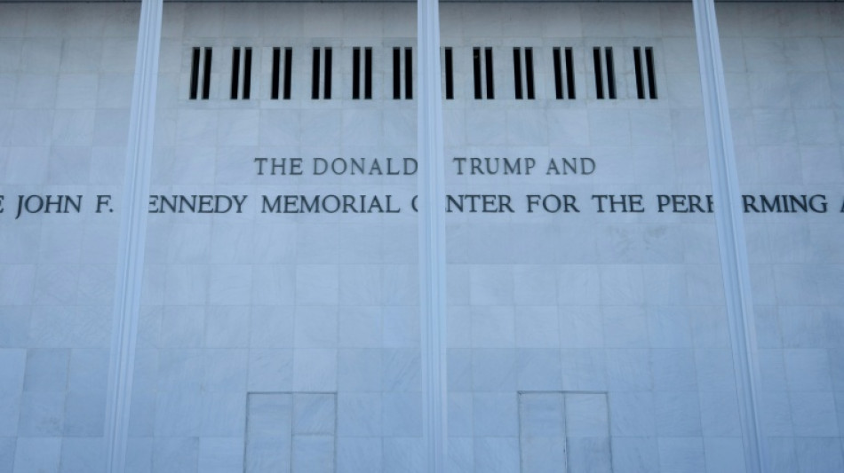 Judge rejects bid to halt removal of Trump name from Kennedy Center