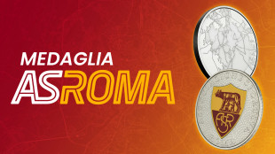 AS Roma e il suo stemma celebrati in una medaglia