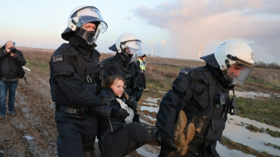Greta Thunberg detenida tras una protesta contra una mina de carbón en Alemania