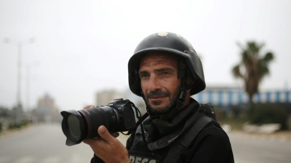 Hambrientos y exhaustos, los periodistas de AFP cubren la guerra en Gaza a duras penas