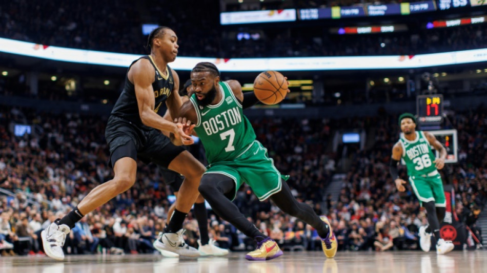 Depleted Celtics edge Raptors for ninth straight NBA win