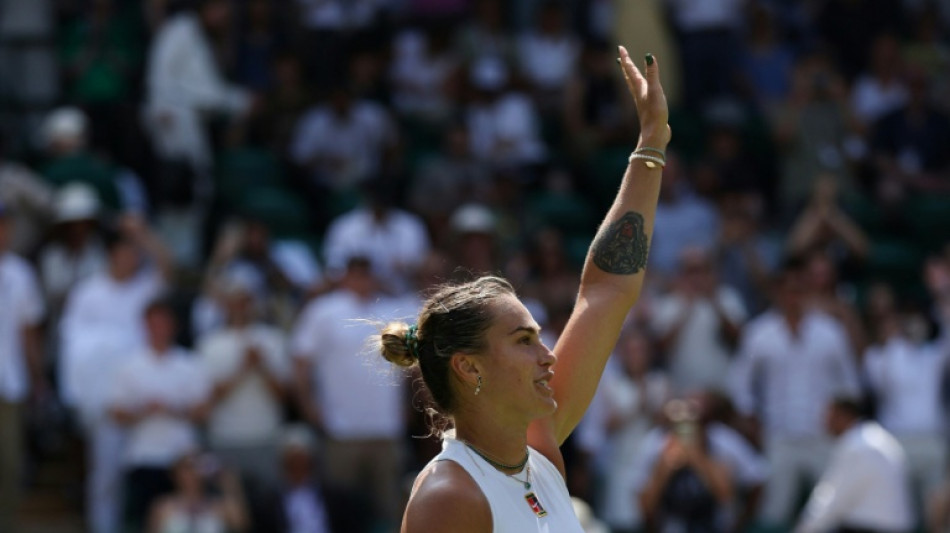 Top seed Sabalenka cruises into Wimbledon second round