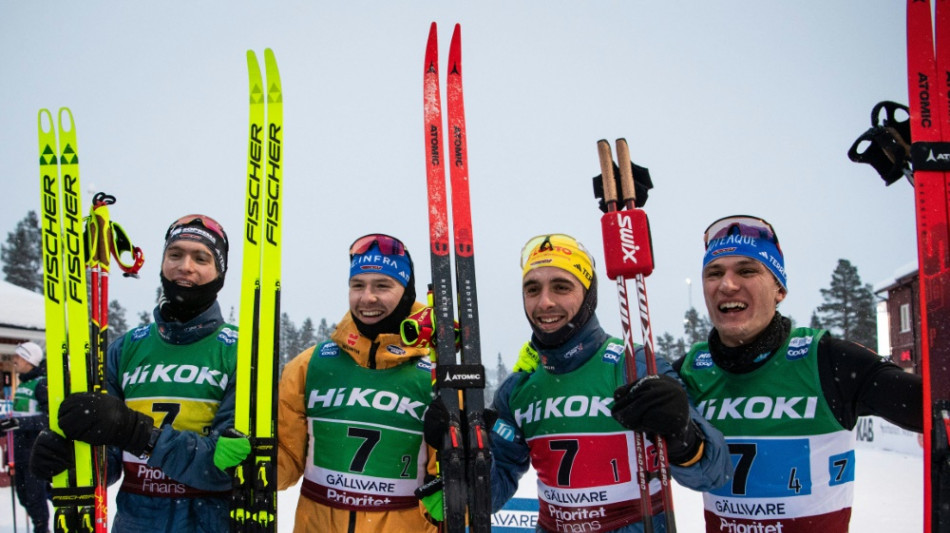 Langlauf: M&auml;nner-Staffel erstmals seit 2011 auf dem Podest