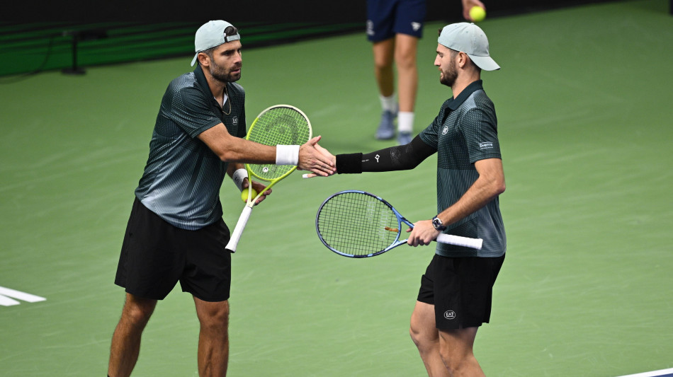 Finals: doppio, Bolelli/Vavassori show contro i n.1 al mondo