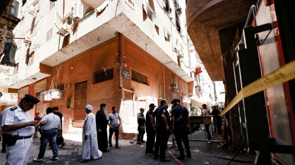 Un incendie dans une &eacute;glise du Caire fait 41 morts