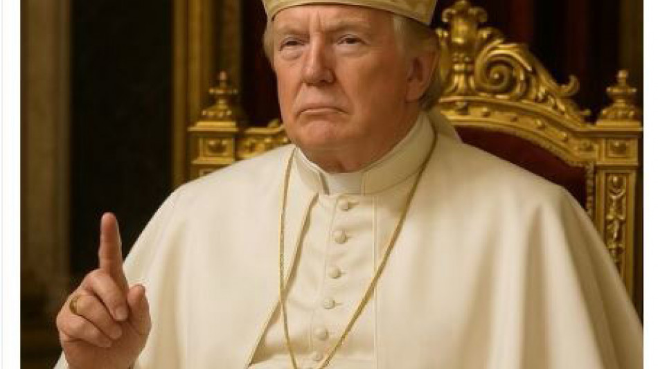 Trump, 'la mia foto da Papa? Ai cattolici &egrave; piaciuta'