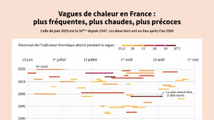 Vagues de chaleur en France: plus fréquentes, intenses et longues