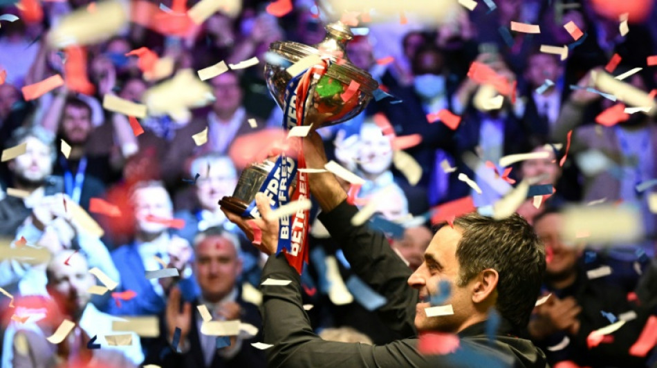 O'Sullivan champion du monde de snooker pour la septi&egrave;me fois