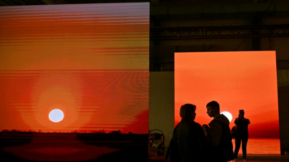 Kyiv exhibition helps relieve stress of war
