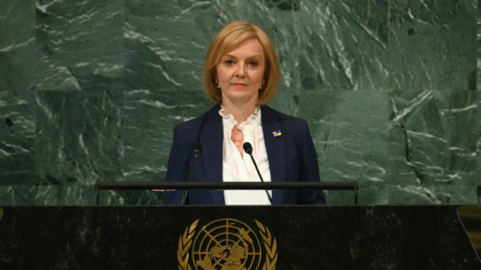 Truss at UN vows UK military aid 'until Ukraine prevails'